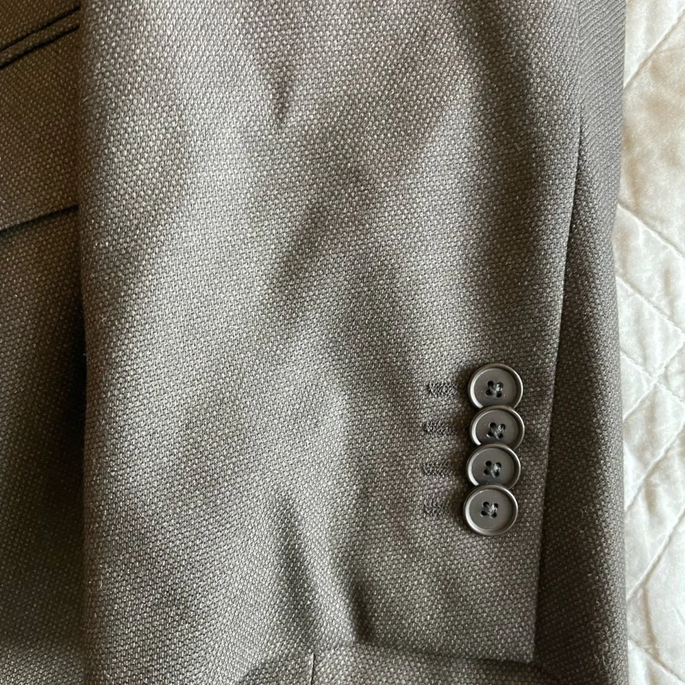BANANA‎ REPUBLIC Standard Fit 2-Button Suit Jacket in Charcoal Size 46 R $398